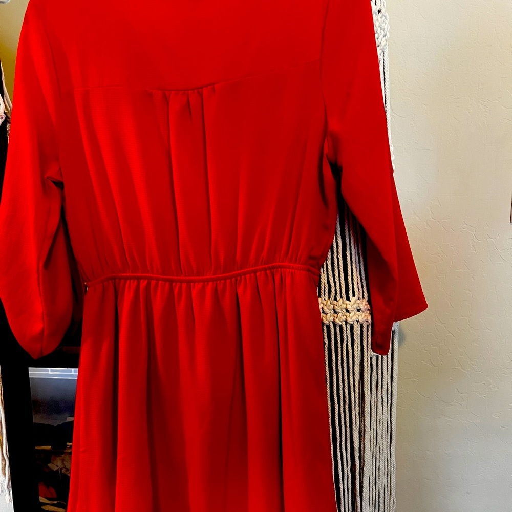 Red dress